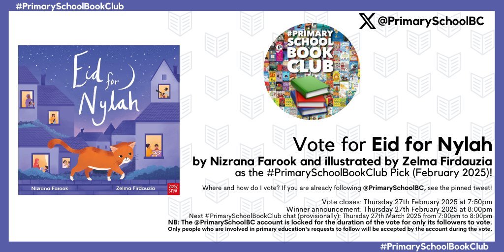 Eid for Nylah is on #PrimarySchoolBookClub! Lovely to see her among such wonderful books 🐈
<a href="/PrimarySchoolBC/">#PrimarySchoolBookClub</a> @zelmafr