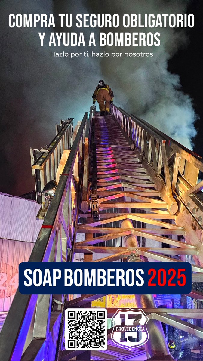 COMPRANDO TU SOAP 2025 PUEDES AYUDAR BOMBEROS 
soapbomberos.cl/yo-apoyo/13-co… 
Entra y sigue las instrucciones, al final podrás ayudar a la 13 Compañía de Bomberos "Providencia".