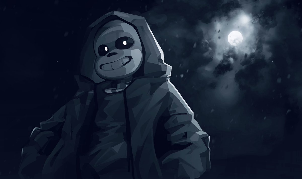 #art #sans #undertale 

I just wanted to draw something with the moon
and here it is