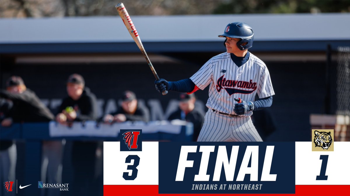 #ICCBSB - FINAL FROM BOONEVILLE: The Indians pick up a 3-1 win over Northeast!

Reid Kent went 2-for-2 at the plate with 2 RBI, including a solo home run #RollTribe