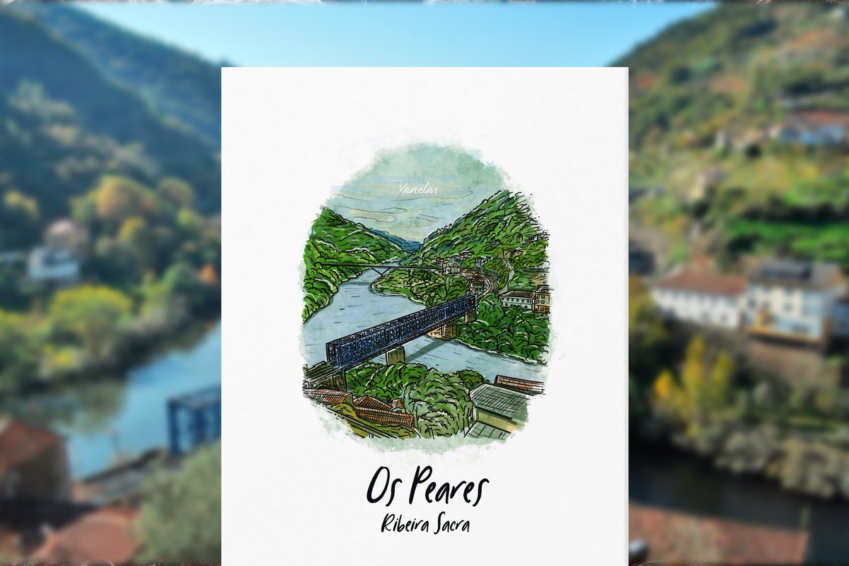 XanelasGaliza's tweet photo. Os Peares / Ribeira Sacra
.
#xanelas #ilustración #deseño #diseño #design #illustration #designer #art #arte #ilustracion #galiza #galicia #galiciaenfotos #galiciamola #total_galicia #descobregalicia #galiciamaxica #ospeares #RibeiraSacra #ourense #ourensemola #riosil https://t.co/lYWYLXvK8C