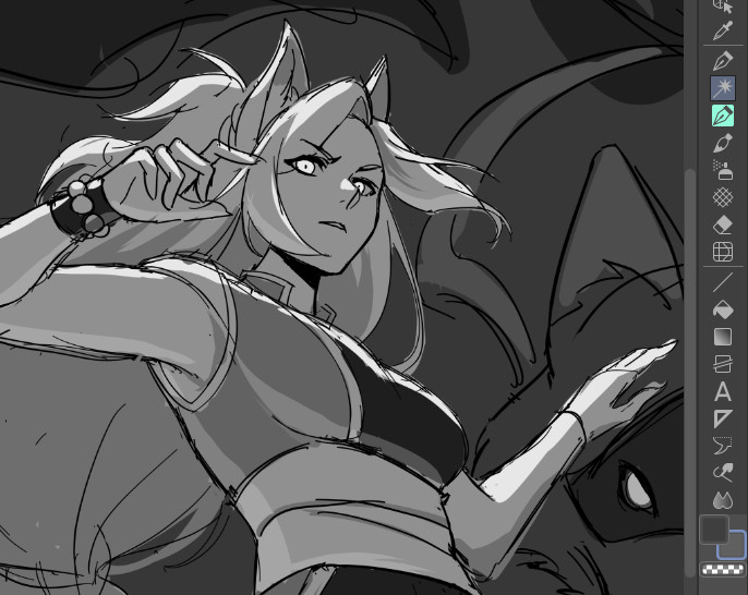 OC WIP 🐺