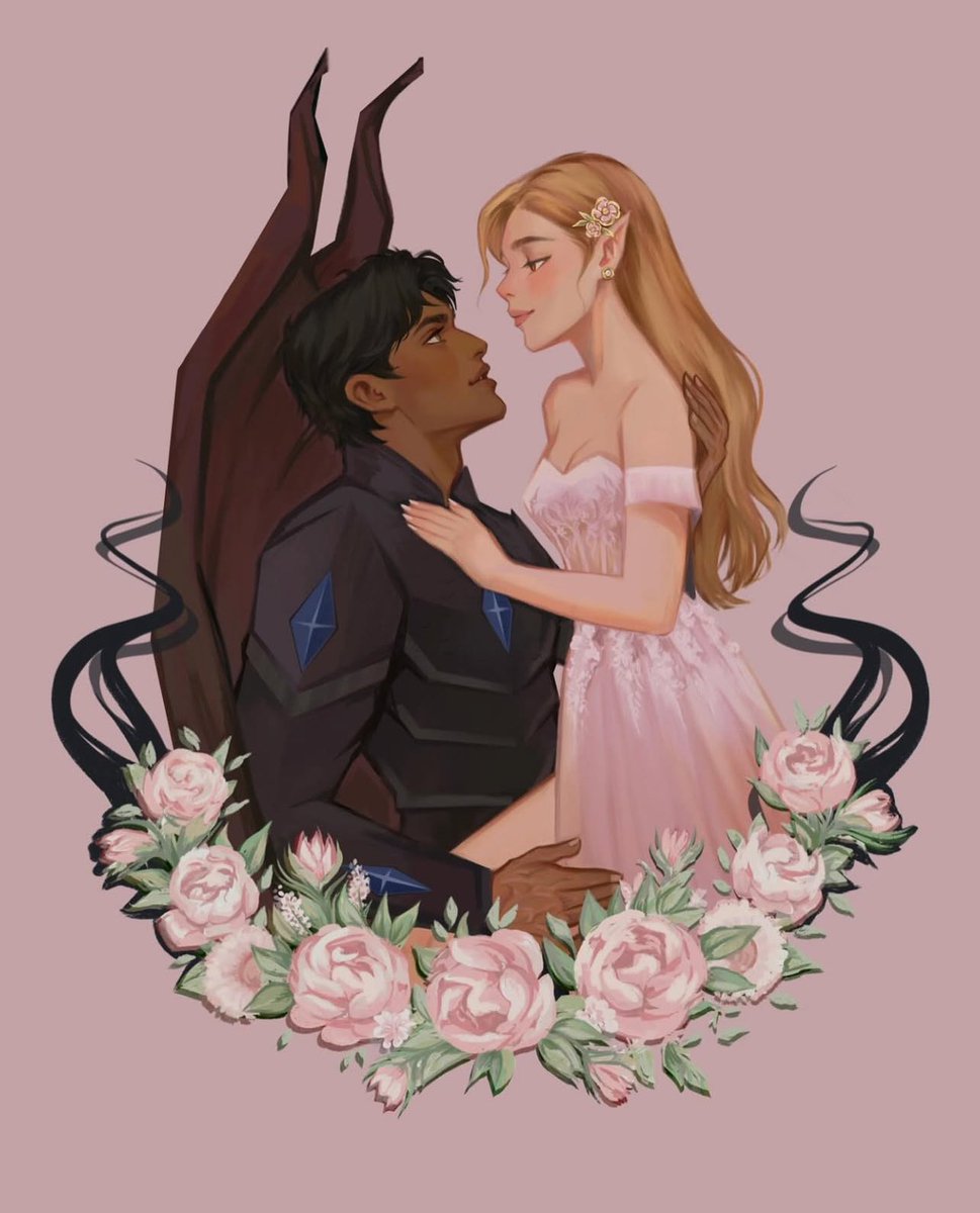 “and i think elain—elain would like it, too. 
though she’d probably cling to azriel, just 
to have some peace and quiet.”
“i smiled at the thought—at how
handsome they would be together.” 🌸🦇