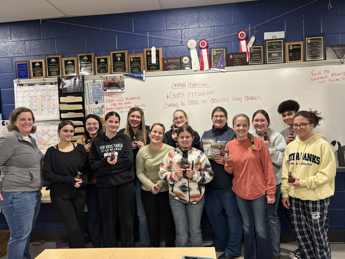 Thank you Equi-Analytics for stopping by on your way to <a href="/HorseWorldExpo/">Horse World Expo</a> to talk about hay analysis with my animal production class.
