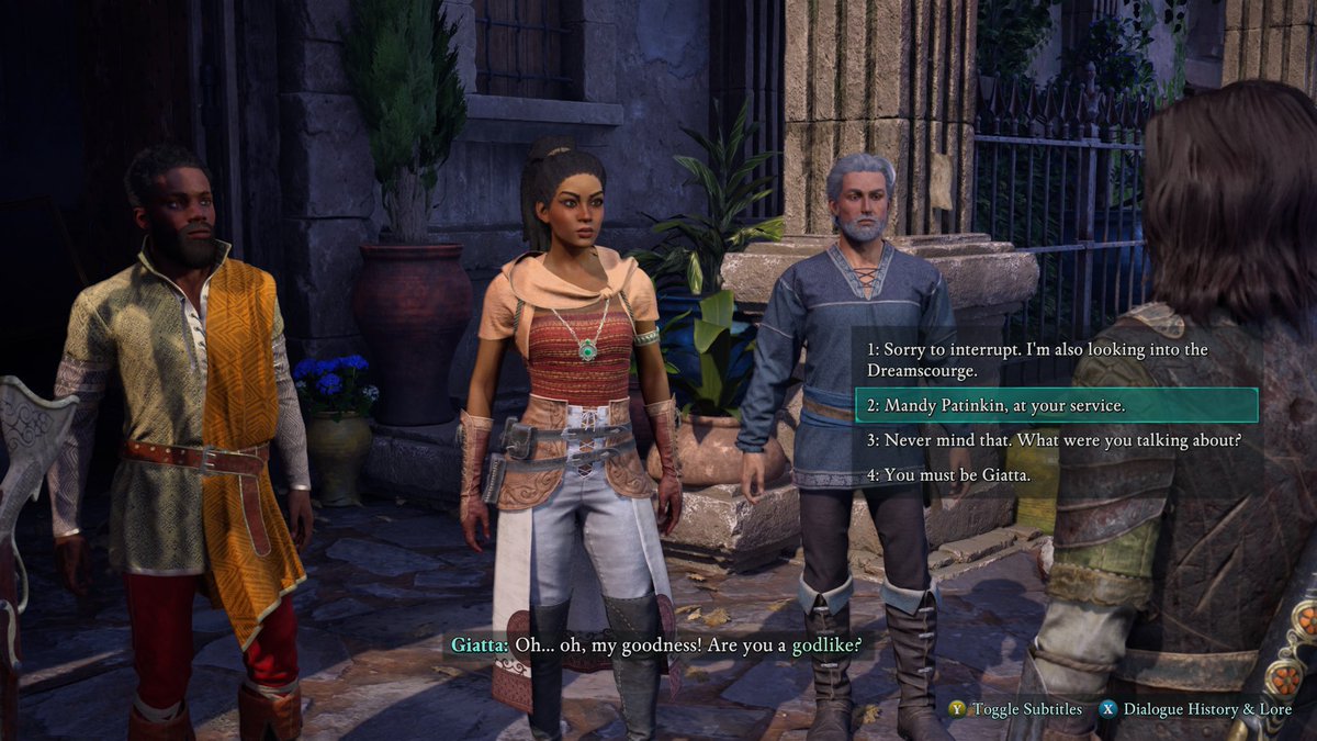 Gotta love a game that lets you name your character anything. #Avowed