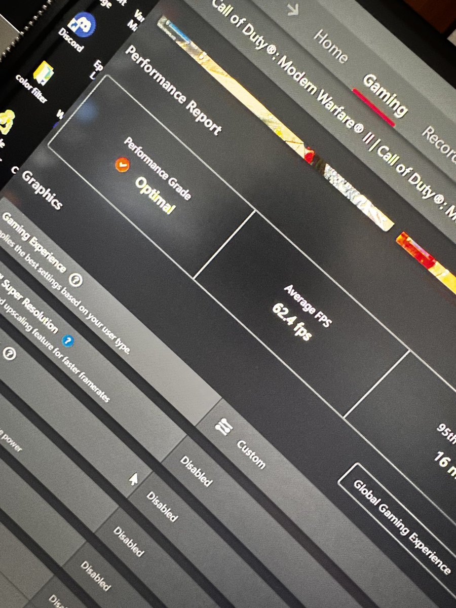 ForeignZaZa's tweet photo. Pc performing like a ps4….. https://t.co/OxGgpRk6IG