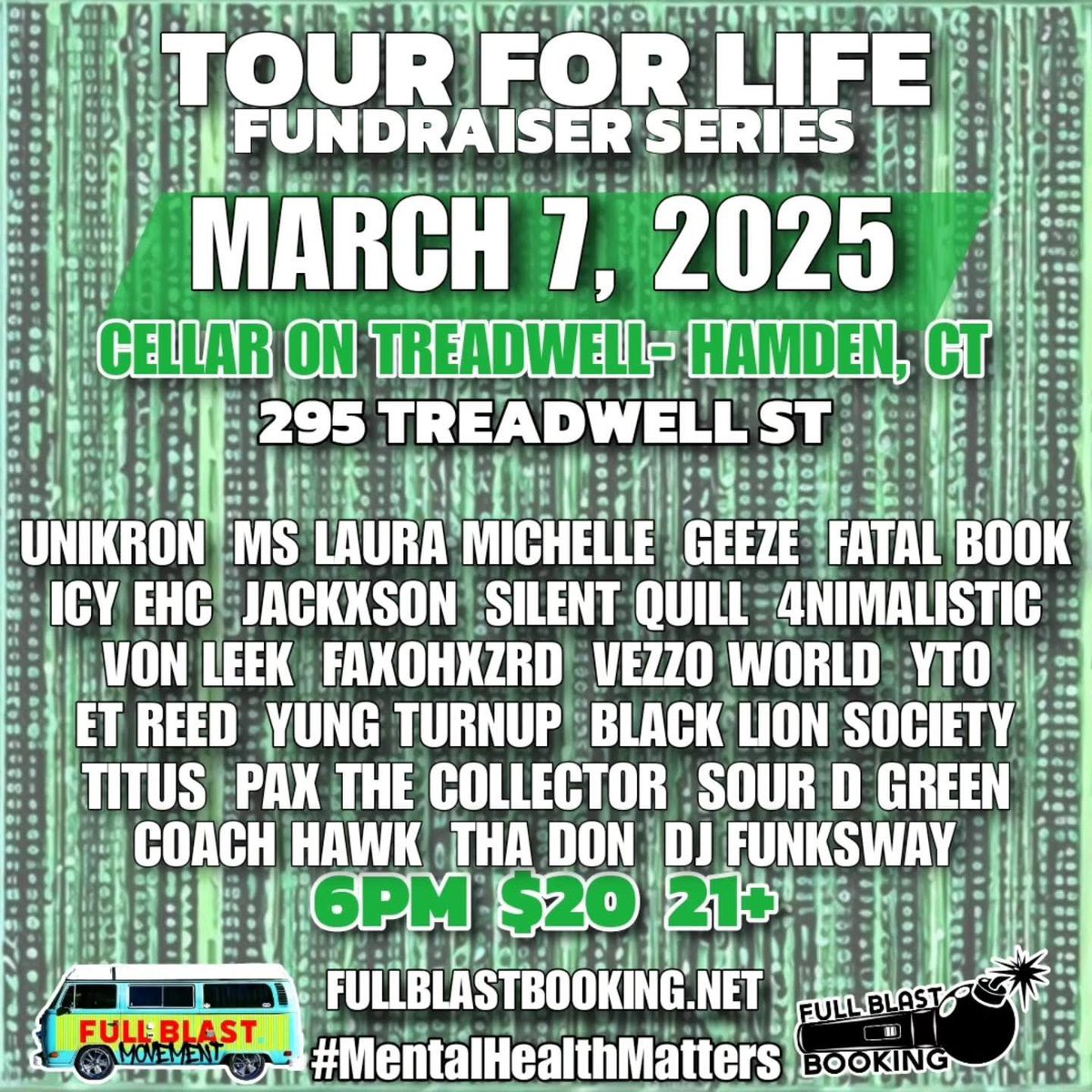Friday, March 7th!! Ticket the link for tickets and pull up! 

silentquill.com/events