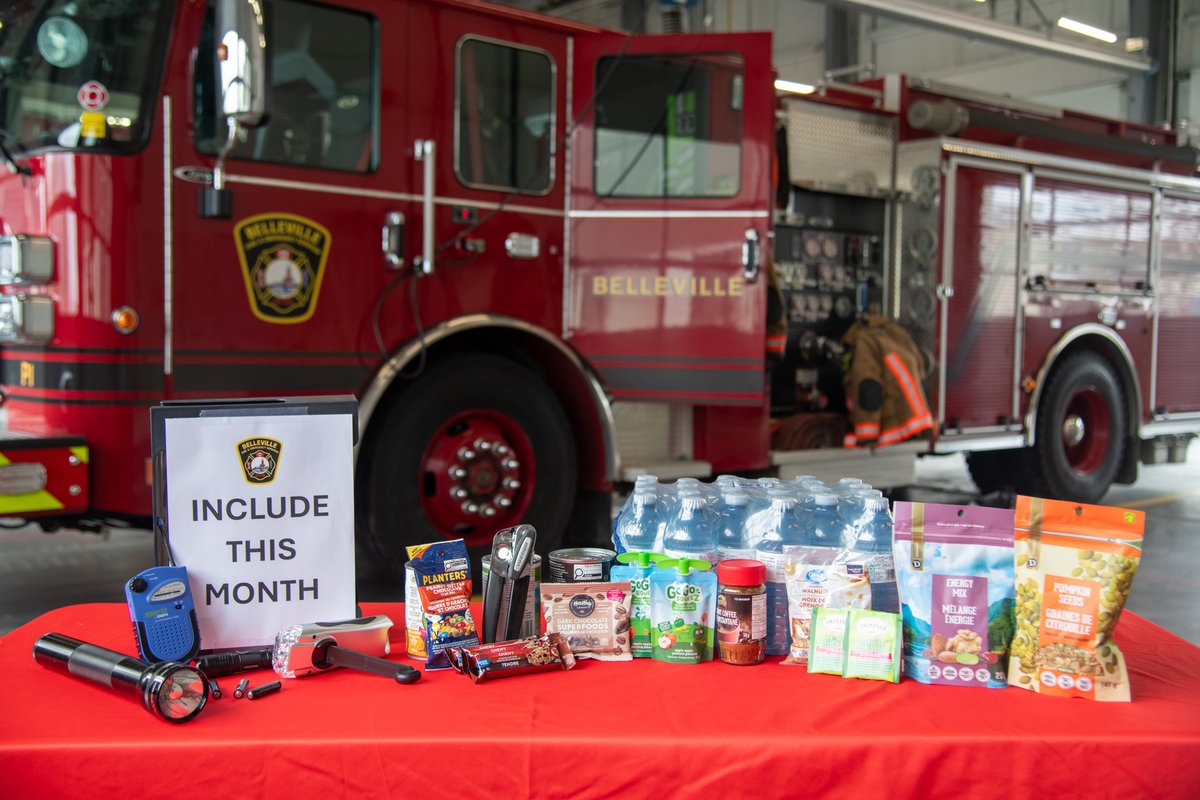 Emergency Preparedness | Building an emergency kit helps you stay prepared! Some things you might consider adding to your kit are: 👇

📻Radio
🔦Flashlights
🔋Extra batteries

Every month we are adding new items to our emergency kit. So far our kit includes food, water, a radio,
