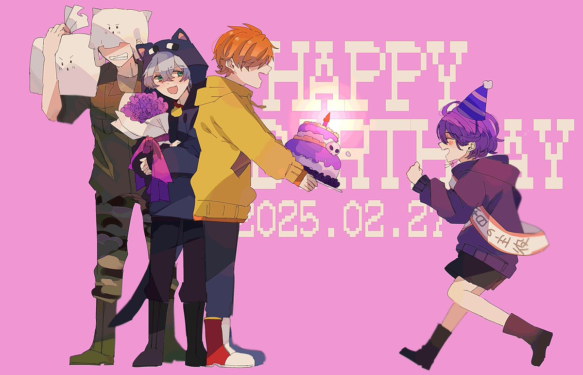 - ̗̀ 𝙷𝙰𝙿𝙿𝚈 𝙱𝙸𝚁𝚃𝙷𝙳𝙰𝚈  ̖́-

 #しにがみさんの誕生日会2025
 #しにがみあーと