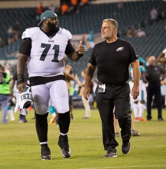 CoachStoutland's tweet image. Every once in a blue moon, a player like Jason Peters comes around. I’m blessed to have coached him. His combination of powerful run blocking and quickness in pass protection is unusual. Not only was he physically gifted, but his instincts were unmatched. Jason, thank you for…