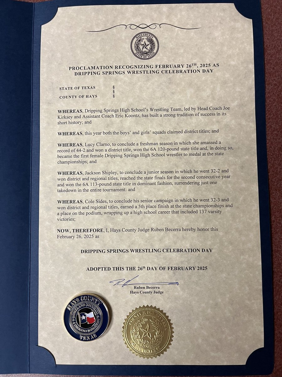 DSHS Wrestling tweet media