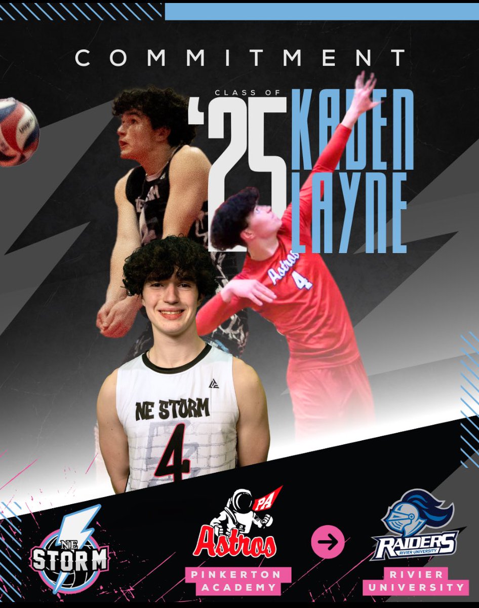 NE Storm Volleyball (@nestormvball) on Twitter photo “Congratulations to Teddy Addesa and Kaden Layne on their commitments to play collegiate volleyball at Rivier University this fall! Both players have been essential members of NE Storm Volleyball and we look forward to seeing them make an impact at the next level! <a href="/NEStormBball/">New England Storm</a> “Congratulations to Teddy Addesa and Kaden Layne on their commitments to play collegiate volleyball at Rivier University this fall! Both players have been essential members of NE Storm Volleyball and we look forward to seeing them make an impact at the next level! <a href="/NEStormBball/">New England Storm</a>