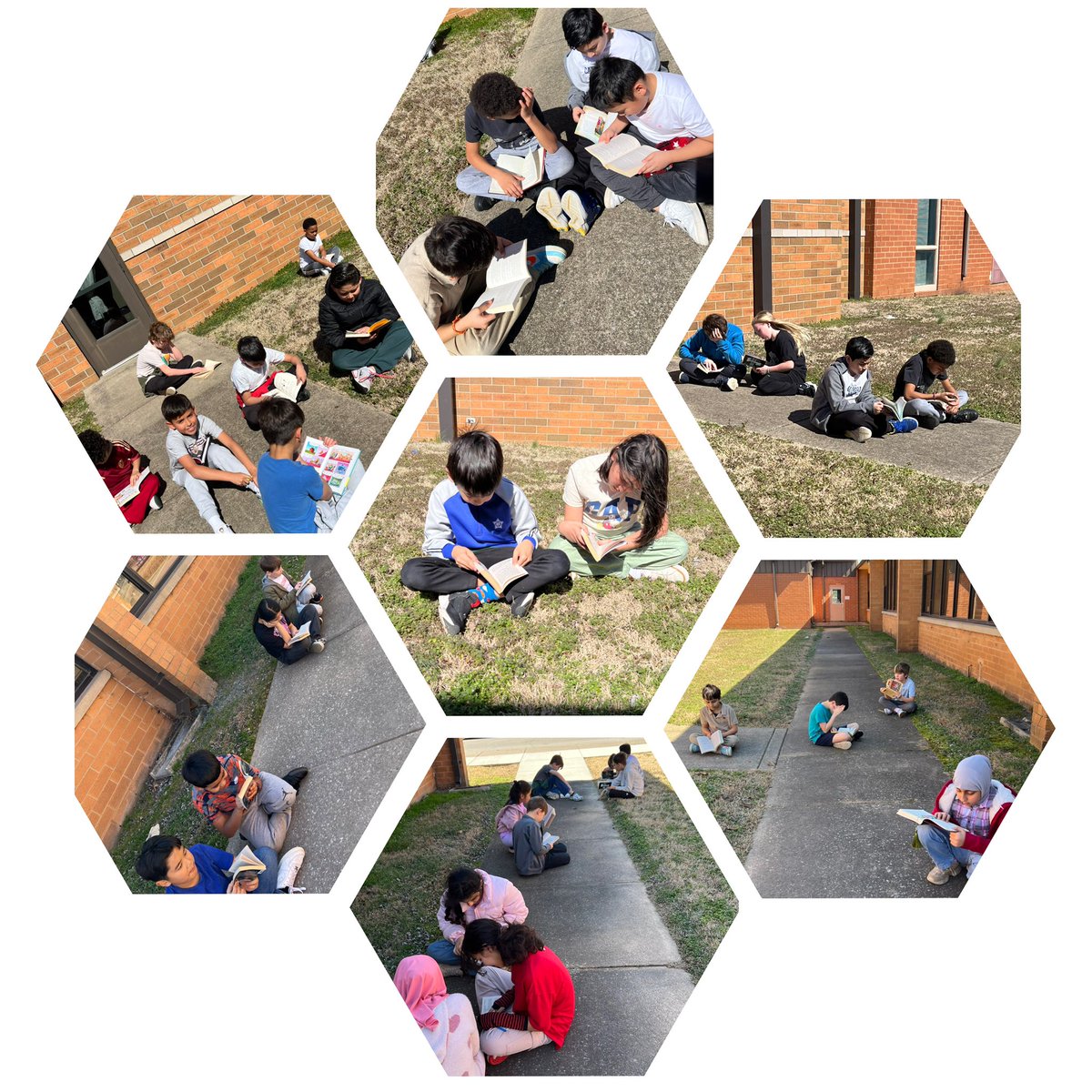 Today was a beautiful day to read outside!☀️