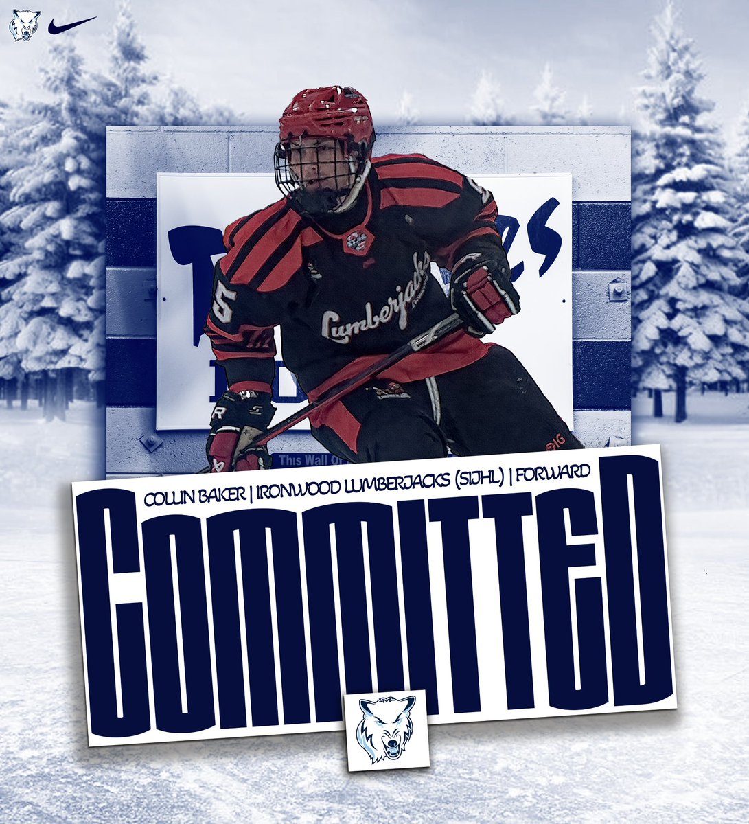 🚨COMMITMENT ALERT🚨

We are excited to welcome Collin Baker to the pack for the 25/26 season.

Collin is joining us from the Ironwood Lumberjacks in the SIJHL. We are beyond excited to have Collin next season.