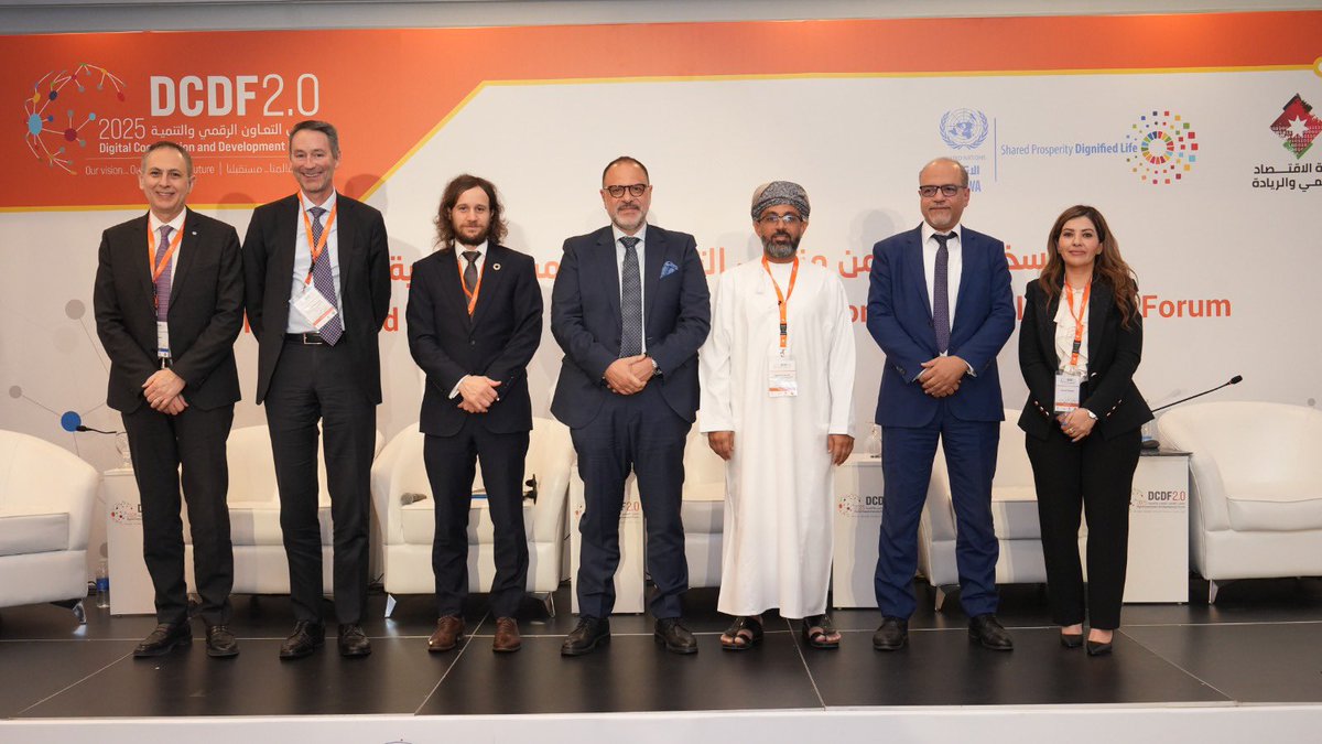 UNESCWA's tweet photo. During the 3rd day of #DCDF2025, experts explored both the opportunities and challenges of the digital economy while highlighting the role of key enablers in fostering a sustainable and inclusive digital future.
🔗 More: https://t.co/zGoz0Th8YZ https://t.co/Q0soJYk5Oi