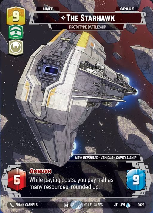 GoldenDicePod's tweet photo. @UnlimitedFFG live stream showing off some clearer images of the Prestige cards!

#SWU https://t.co/rW8bqrWCd2