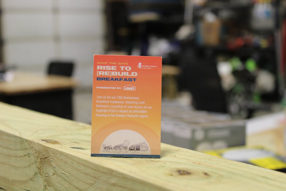 RTGC's dedicated construction team uses tools to repair homes, but you don't need to know how to swing a hammer to do your part! A ticket to our Rise to [Re]Build breakfast is a great chance to learn about how neighbors can help neighbors! Visit bit.ly/rise2rebuild today!