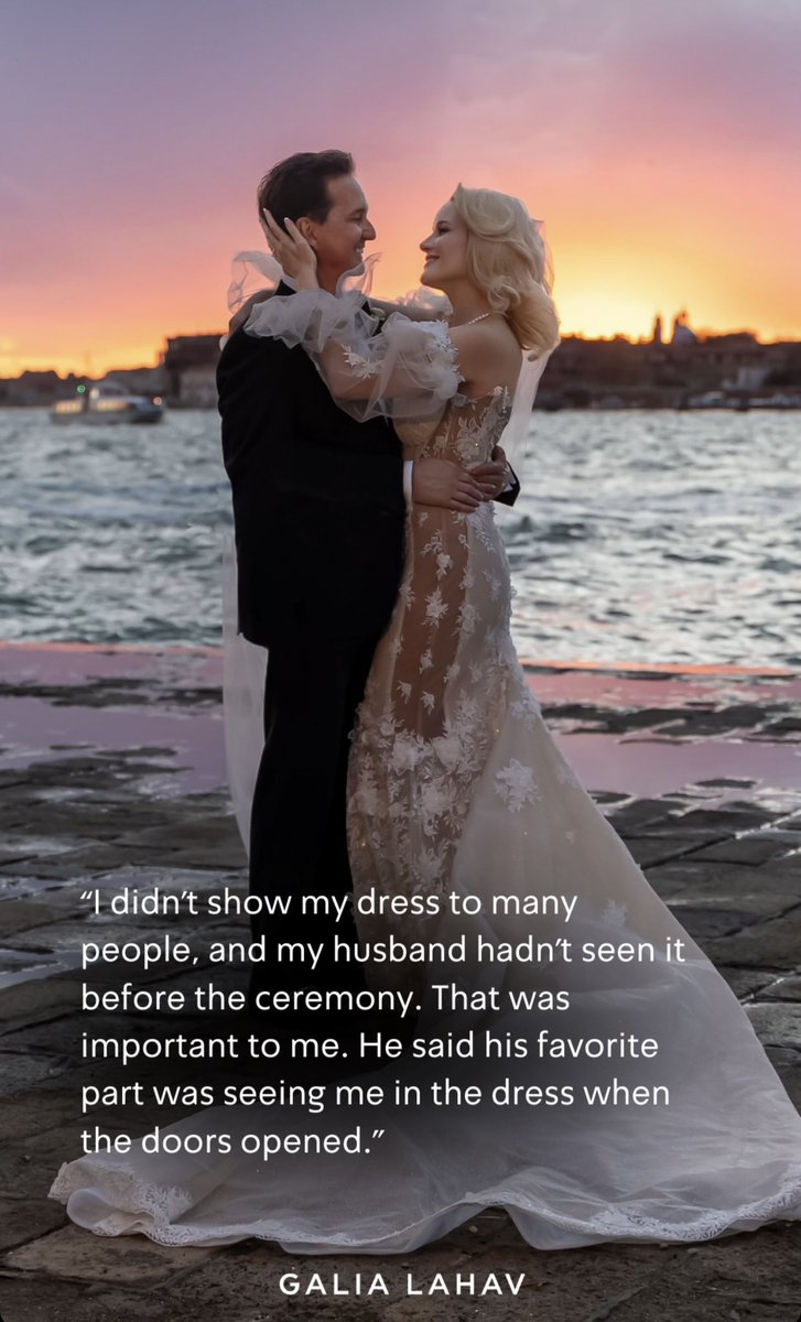 Ramiofficial19's tweet photo. I am so so proud and honored to be the “Bride Of The Week” for the legendary @galialahav fashion house.
Read the interview with me about Tony and my most beautiful day ever. #glbride #galialahav #galialahavbride #weddingphotography https://t.co/HZB0PIyiTH