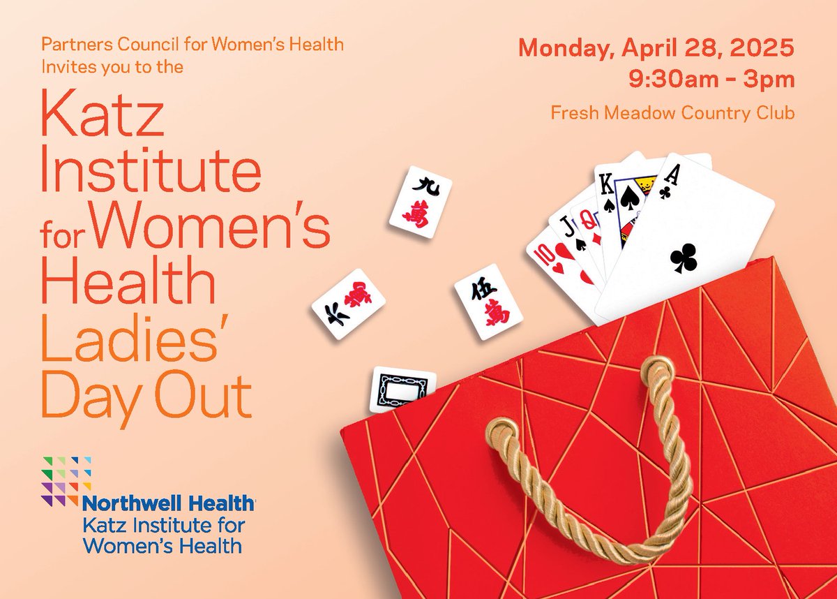 GiveToNorthwell's tweet image. Join @northwellhealth and the Partners Council for Women's Health for a day filled with games, delicious cuisine, and shopping at our annual #LadiesDayOut to support @katzwomenshlth! 🎉 Proceeds support the KIWH Innovation Grants program 🌸 Register at bit.ly/40DrLkV