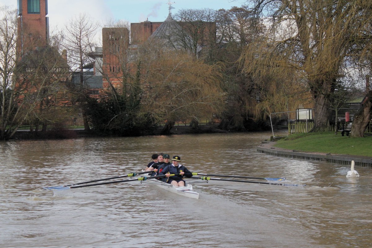 It was cold, it was wet and then it hailed on <a href="/KES_Rowing/">K.E.S. Rowing</a> Wednesday downstream session but then thunder (as confirmed <a href="/KES_Geography/">K.E.S. Geography</a>!): where there's thunder, there's lightening so everyone off the water! Safety first, every time!