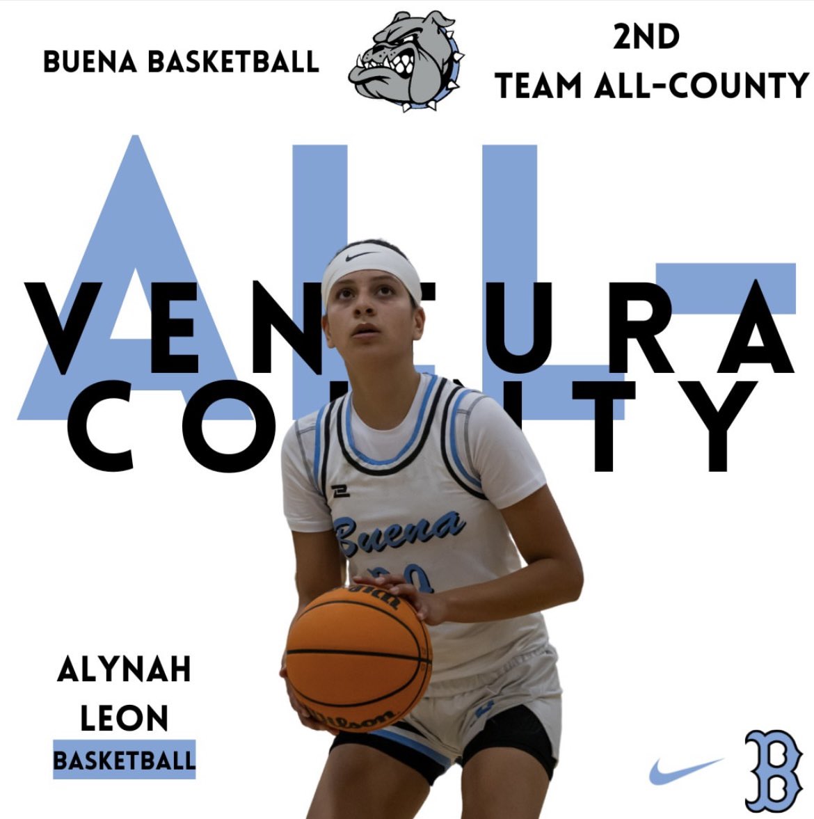 Congratulations <a href="/alynah_30/">Alynah Leon</a> on being selected 2nd team all county !!