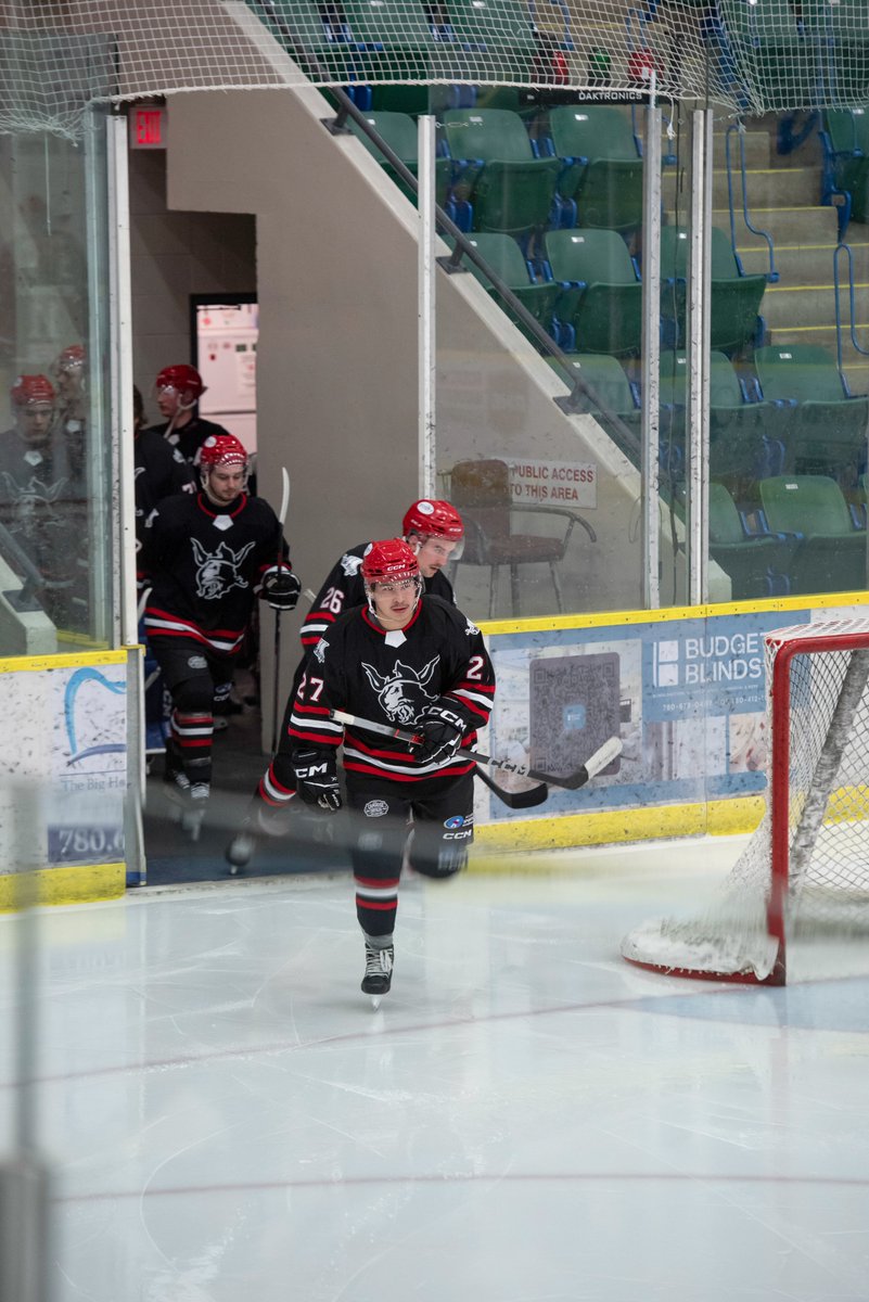 PLAYOFFS ROUND ONE

The Vikings are hitting the road for the first round of playoffs! Catch the Vikes in action as they battle <a href="/rdpkingshockey/">🏒 Red Deer Polytechnic Kings Hockey</a> in Red Deer this Friday, Feb 28th, then return home to the EnCana Arena on Saturday, March 1st at 2 PM

📸 Bryan Krebs

#GoVikes