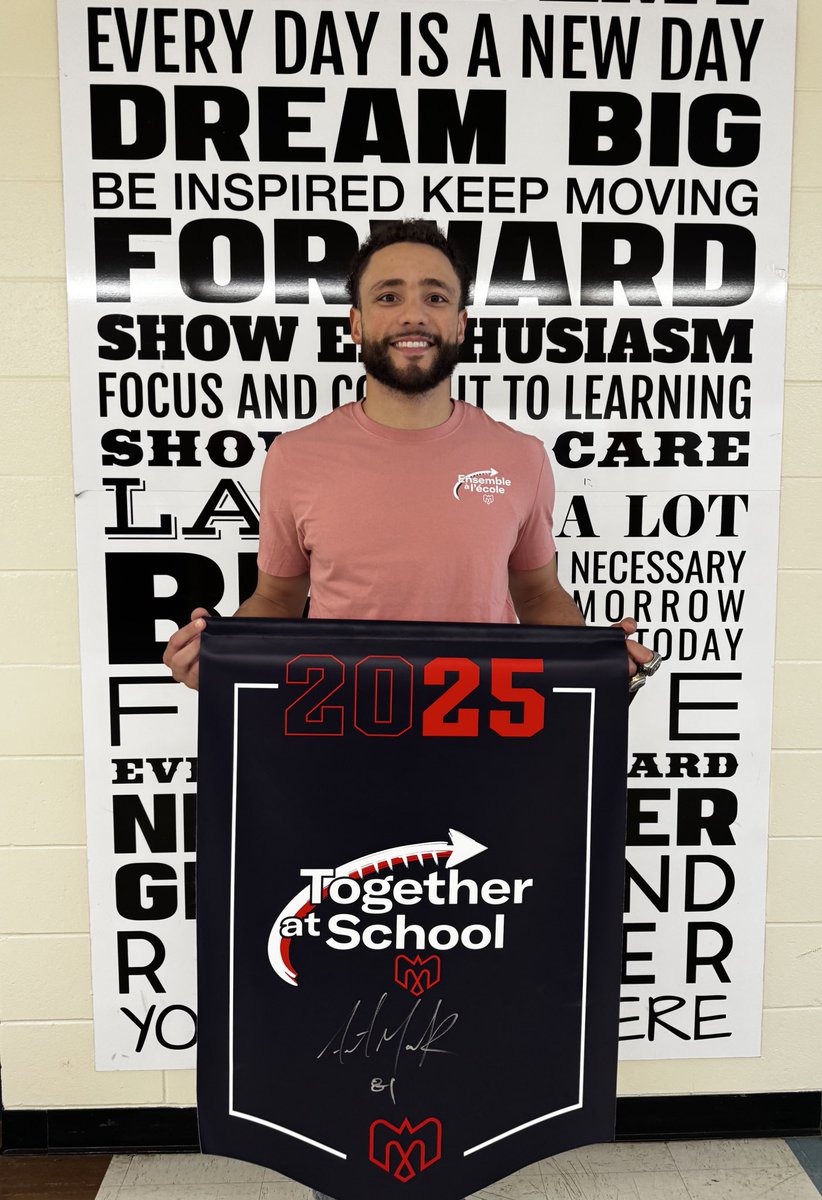 Alouettes de Montréal (@mtlalouettes) on Twitter photo Nouvelle visite dans notre programme Ensemble à l’école:
À l’occasion de la Journée du chandail rose contre l’intimidation, <a href="/Austin__Mack11/">Austin Mack | Pro Athlete | Philanthropist</a> s’est présenté à Laval Junior Academy pour sensibiliser les jeunes.
#Alouettes Nouvelle visite dans notre programme Ensemble à l’école:
À l’occasion de la Journée du chandail rose contre l’intimidation, <a href="/Austin__Mack11/">Austin Mack | Pro Athlete | Philanthropist</a> s’est présenté à Laval Junior Academy pour sensibiliser les jeunes.
#Alouettes