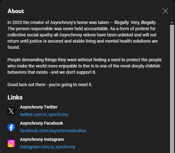Subtle adjustments to our about page. 

Having had quite a few conversations with people the last little period of time - we really have to emphasis this - it isn't actually fucking possible to create Raiders while #homeless.
<a href="/Fallout/">Fallout</a> #machinima #animation