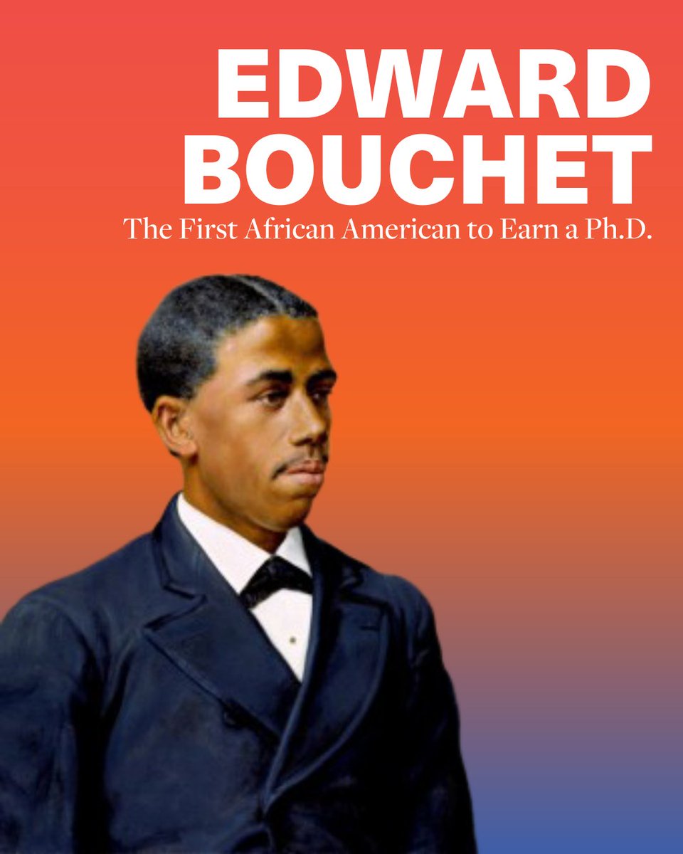 Trailblazer. Scholar. Educator. Dr. Edward A. Bouchet made history as the first African American to earn a Ph.D. in the U.S., overcoming barriers in science and education. His legacy continues to inspire! 🔬📚✨ Learn more about his incredible journey: bit.ly/4jMD04M