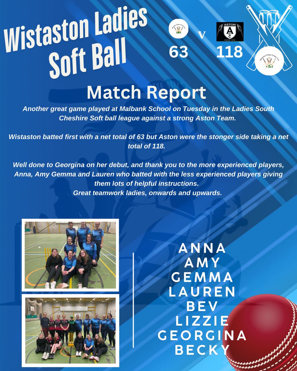 💙🩵Wistaston Ladies v’s Aston Ladies 🩷🖤 Match Report