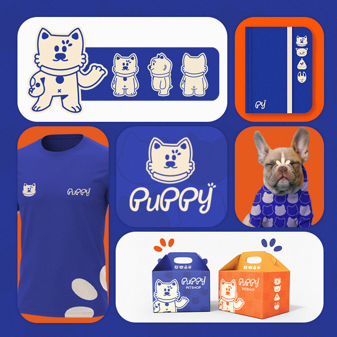 Jothac__'s tweet photo. Puppy. 
— Logo &amp; Visual Identity https://t.co/blAjq33aqV