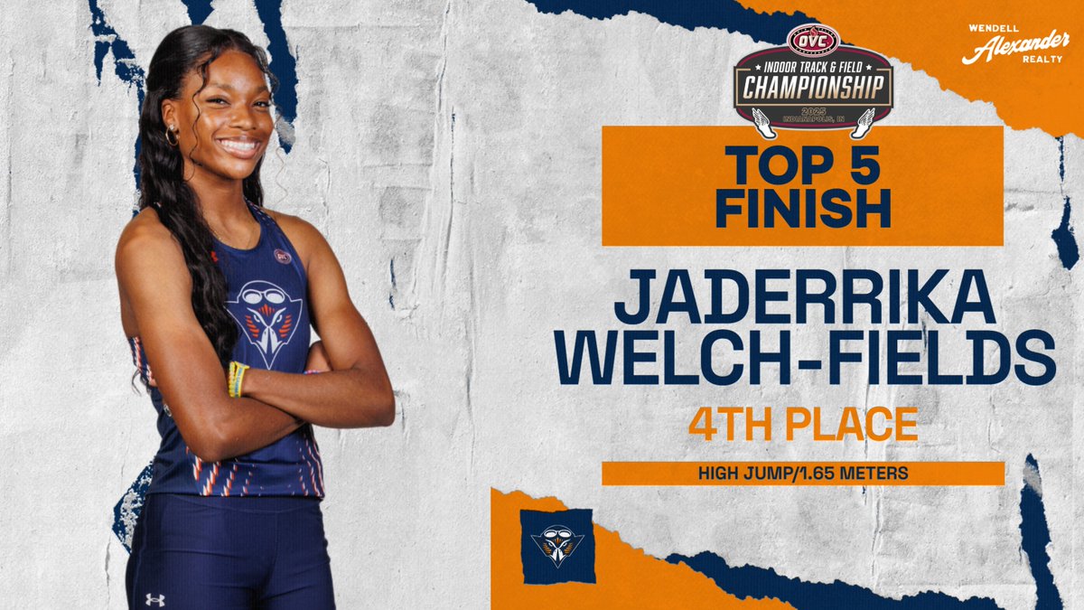 🚨TOP FIVE FINISH🚨

Congratulations to JaDerrika Welch-Fields on her fourth-place finish in the High Jump!

#MartinMade #OVCit