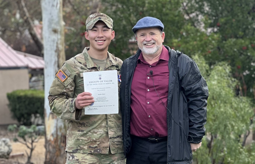 We’re excited to announce that <a href="/UCIrvine/">UC Irvine</a> student and ROTC cadet Austin Chun has received the prestigious Legion of Valor Bronze Cross Achievement Award. Learn more about Austin and what this honor means to him: bit.ly/4gUPHYE