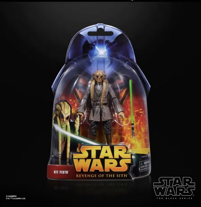 SWEchoes's tweet photo. Hasbro va ressortir des figurines Black Series de La Revanche des Sith avec le même packaging que l’époque pour célébrer les 20 ans du film… 🤩 https://t.co/K5xrnVYhEU