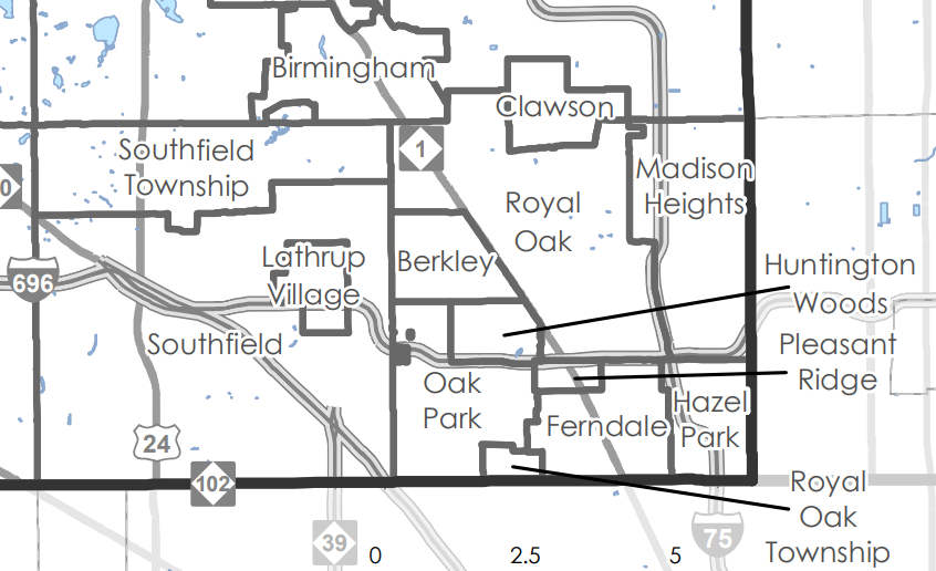 Sometimes I wonder if all of these small, competing cities would be more efficient if they were all neighborhoods with one city government instead.
