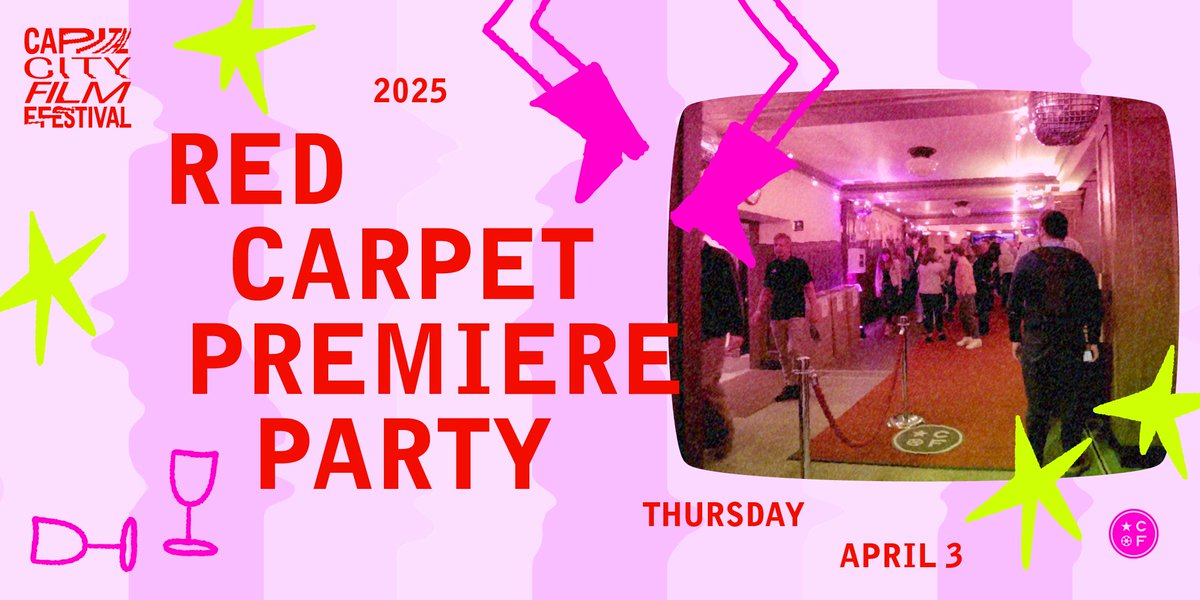Here's the excuse you've been looking for to dress to the nines and take your next holiday card photo. Join us for our Red Carpet Premiere Party as we kick off #CCFF25 on Thurs, April 3 at Central United Methodist Church. Learn more and get tickets at ccff.co/attend.