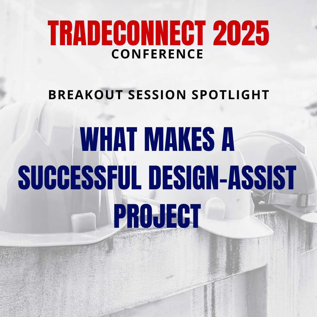 ECAManitoba's tweet image. Join Chris Ott &amp;amp; Scott Hammond from SMS Engineering at TradeConnect as they dive into the roles of trade contractors, construction managers, and engineering consultants in Design-Assist projects.

Register today: ecamb.ca/industry-confe…

#TradeConnect2025 #DesignAssist  #ECAM