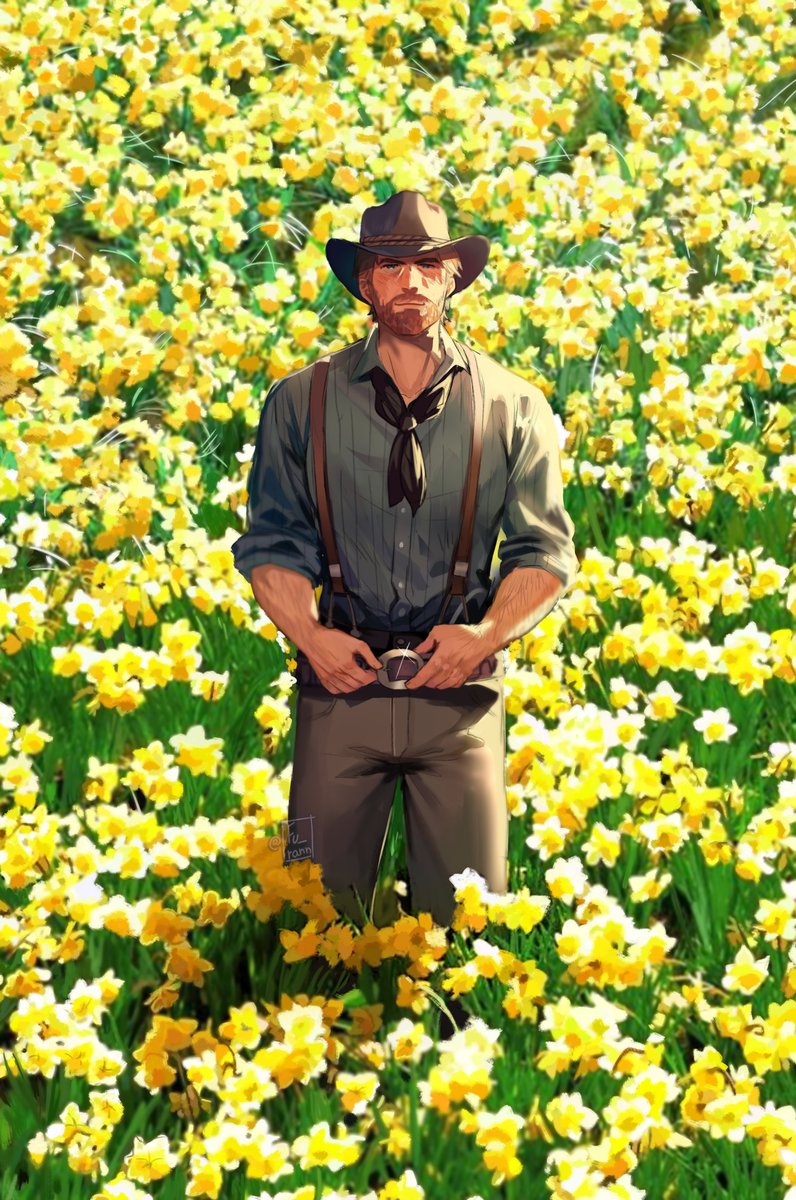 thinking about him💛#rdr2 #rdrtwt #rdr2fanart #ArthurMorgan