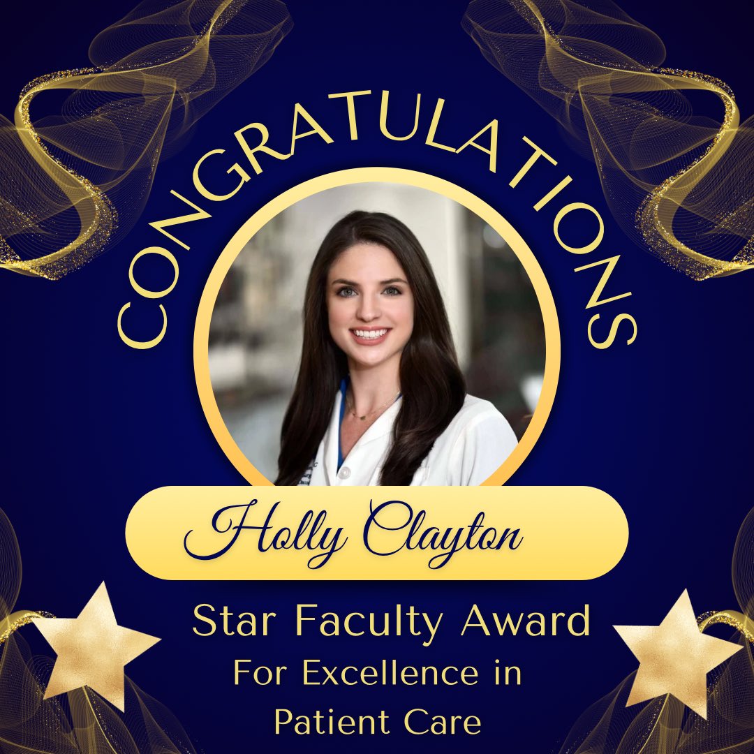 BCM Surgery Advanced Practice Providers (@bcmsurgapp) on Twitter photo PA and Director of APPs for <a href="/BCM_Surgery/">BCM_Surgery</a> has received a 2025 Star Faculty Award for Excellence in Patient Care from <a href="/bcmhouston/">BCMHouston</a>. Congratulations <a href="/HollyClaytonPAC/">Holly Clayton</a>! PA and Director of APPs for <a href="/BCM_Surgery/">BCM_Surgery</a> has received a 2025 Star Faculty Award for Excellence in Patient Care from <a href="/bcmhouston/">BCMHouston</a>. Congratulations <a href="/HollyClaytonPAC/">Holly Clayton</a>!