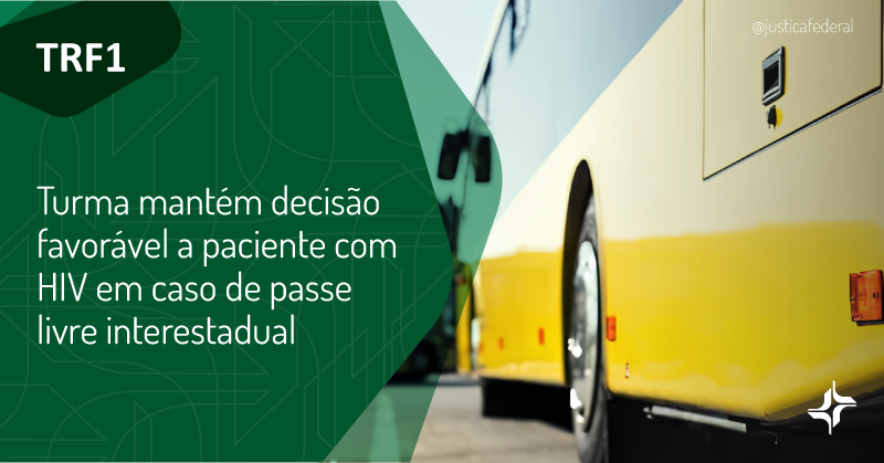 justicafederal's tweet photo. O #TRF1 garantiu a um homem o benefício do passe livre interestadual e a emissão da credencial de gratuidade. O requerente tem HIV e possui renda familiar per capita inferior a um salário mínimo. Sua condição de saúde impõe barreiras sociais e econômicas.
https://t.co/1NBnw5N4Ai https://t.co/ETO90PLgVa