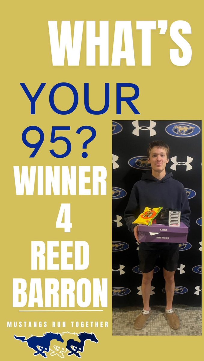 Our 4th award winner is Reed Barron! Reed’s award is the “Hustle Award”. This guy goes incredibly hard at practice and games! 
🔹23 BLOCKS 
🔹25 STEALS 
🔹30 DEFLECTIONS 
🔹8 PPG - 6.5 RPG 
Congrats to Reed Barron! 🏀 
#WhatsYour95
#Philippians2 
#MustangsRunTogether