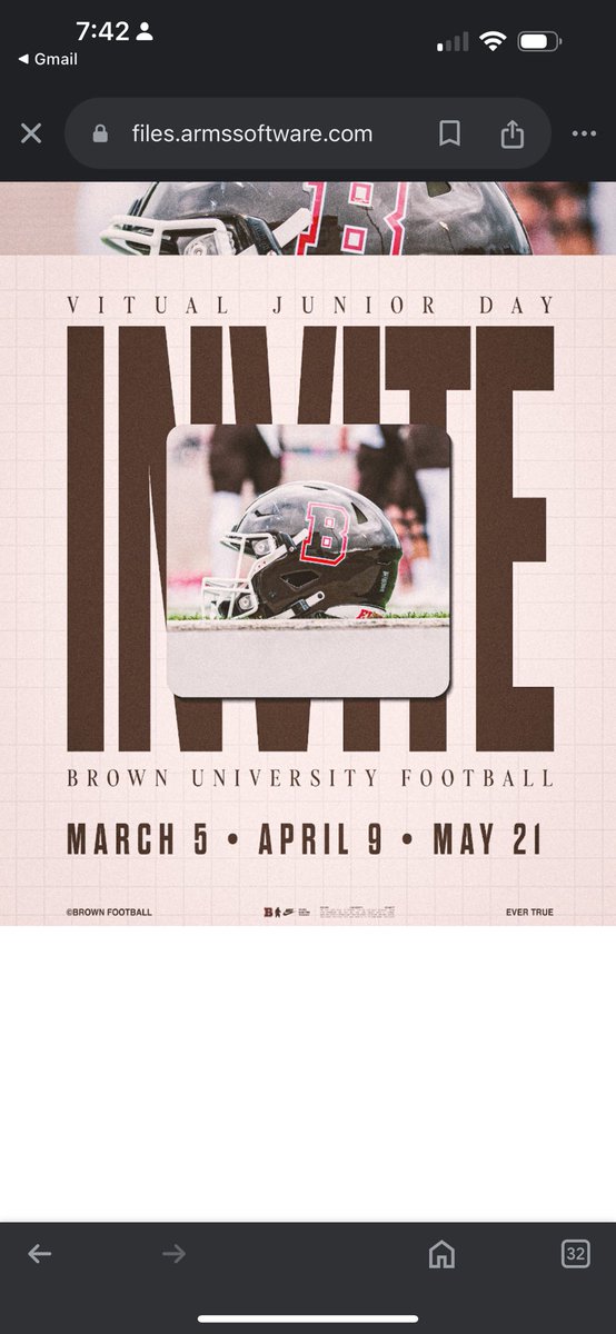 Thank you <a href="/BrownU_Football/">Brown Bears Football</a> for the Virtual Junior Day invite. I look forward to learning more about the school and football program. <a href="/CoachEMorrissey/">Eddy Morrissey</a>

<a href="/MHSMustangfball/">MHS Mustangs Football</a> <a href="/TheChrisRubio/">Rubio Long Snapping®</a> <a href="/GoLions1934/">Cole Laing</a> <a href="/PrepRedzoneVA/">Prep Redzone Virginia</a> <a href="/CoachRossNCSA/">Ross Newkirk</a>