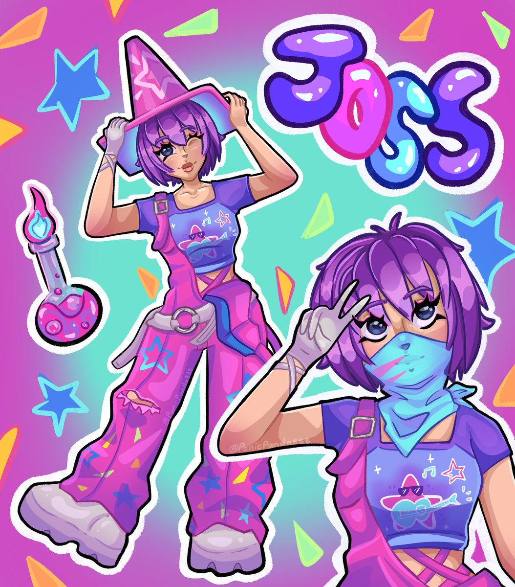 PanicPanda888's tweet image. Joss from Fortnite in my style! 🩷💜

#digitalart #fortniteskins #fortnite #fanart #procreateartist #arttwt #ArtistsOnTwitter #smallartist