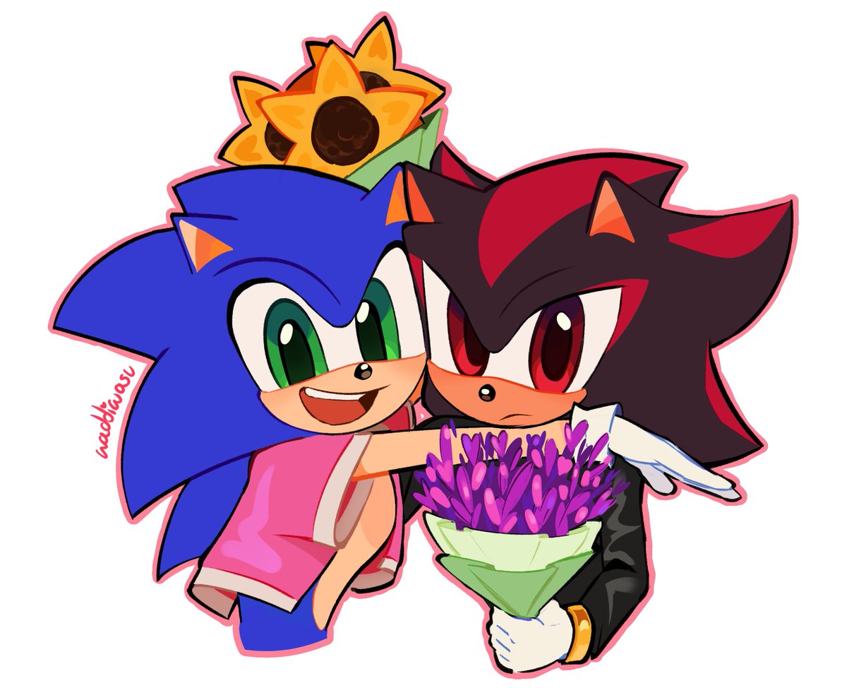 🌻🍇(there is no lavender emoji)
#sonadow #shadonic
