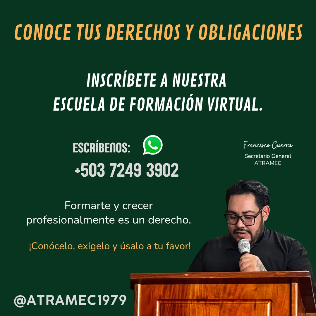 Francisc_Guerra's tweet photo. "La flor que crecer en la adversidad, es la más hermosa de todas".

Si conocemos nuestros derechos y obligaciones podremos salir adelante ante cualquier adversidad.

Ven y aprende con nosotros diferentes mecanismos de defensa para hacer valer tus derechos. https://t.co/6WgCpTCMwg