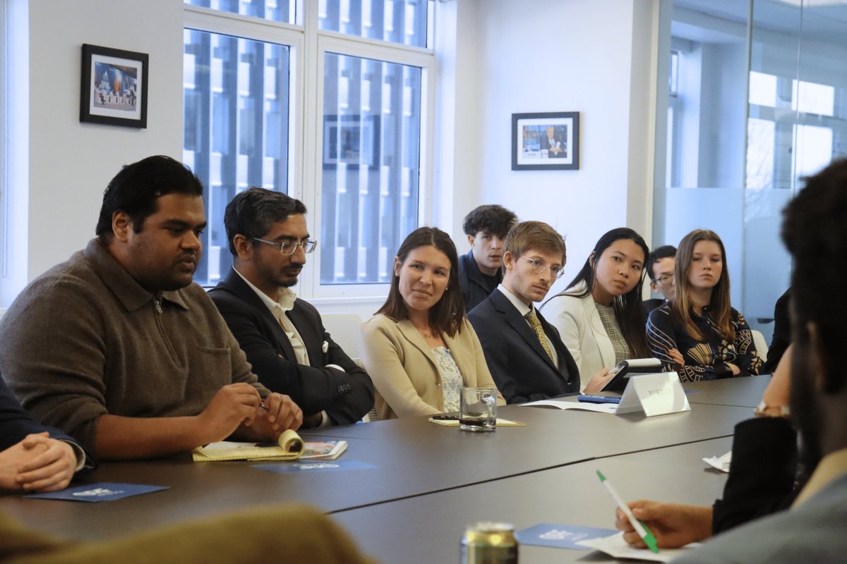 ORF America (@orfamerica) on Twitter photo Great to host such an engaged group of students from <a href="/LibertyU/">Liberty University</a> today to discuss all things India.
Thanks for stopping by <a href="/ORFAmerica/">ORF America</a>! Great to host such an engaged group of students from <a href="/LibertyU/">Liberty University</a> today to discuss all things India.
Thanks for stopping by <a href="/ORFAmerica/">ORF America</a>!