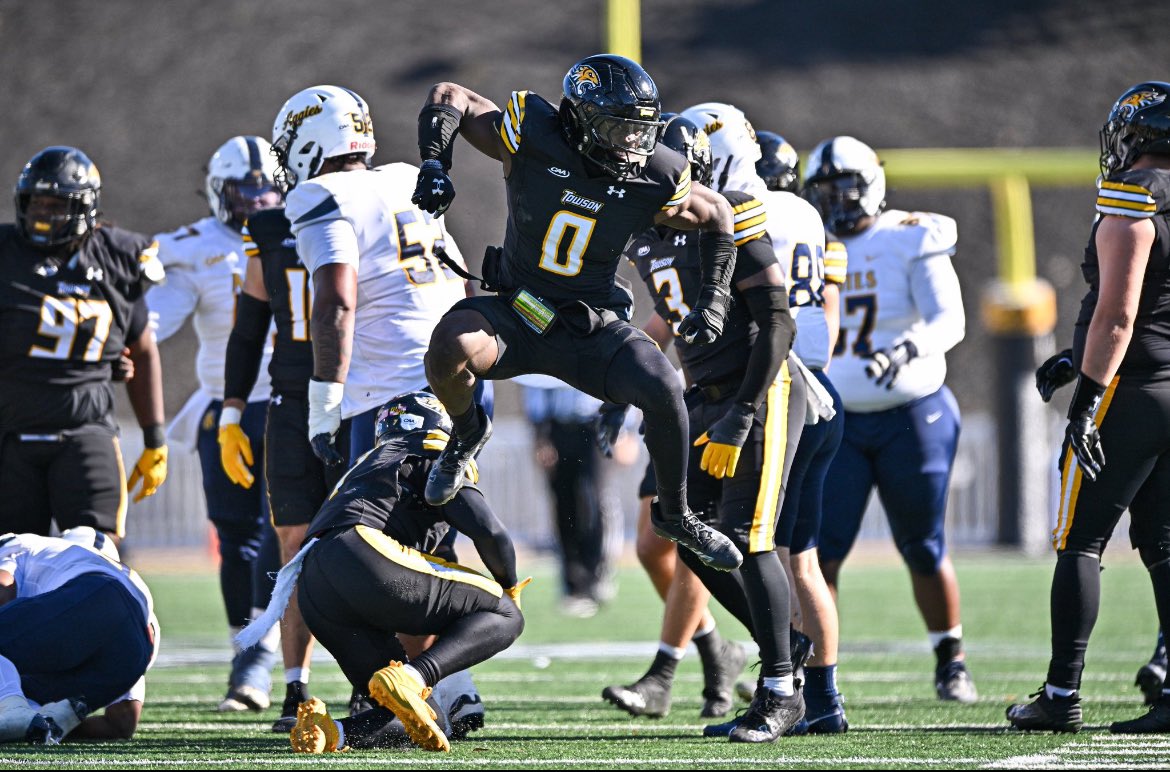 #AGTG I’m Extremely Blessed To Receive An Offer From Towson University‼️<a href="/DarianDulin/">Darian Dulin</a> <a href="/TheCoachPaul7/">Leon Paul III</a> <a href="/King_Art003/">🥷🏿Rivi Ayala “Coach Will”😈🏈</a> <a href="/coachwvde/">Jonathan Wade 🍊🔥CoachWVDE🔥🍊</a> <a href="/coachqwalker/">Coach Quantence Walker</a> <a href="/VicDamone444/">Eazzymoney444</a> <a href="/coach_fears/">Coach Fears</a> <a href="/KWhitley20/">Coach K-Dubb20</a> <a href="/Coach_Muhammed/">Sadiq Muhammed</a> <a href="/GrandElite3/">GrandElite7v7</a> <a href="/LancasterFBwebo/">Lancaster Football</a>
