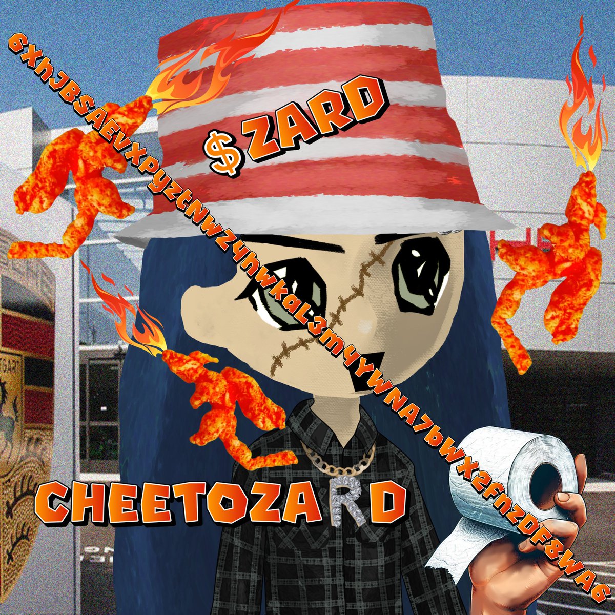 There are over one billion bags of cheetos produced every year... but there is only 1 #Cheetozard... and it's the only 1/1 that matters... 👀 
<a href="/CheetozardCTO/">Cheetozard</a> #ZarDio