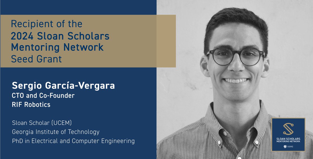 Sloan Scholars Mentoring Network (@sloannetwork) on Twitter photo #SSMNGrants spotlight: Dr. Sergio García-Vergara's Seed Grant supports the technical development of his startup, <a href="/RifRobotics/">RIF Robotics</a>, which automates surgical instrument processing and assembly.
🔎 The 2025 SSMN Grant application is open! Apply by 3/14: sloan-scholars.ssrc.org/page/grants #SSMNGrants spotlight: Dr. Sergio García-Vergara's Seed Grant supports the technical development of his startup, <a href="/RifRobotics/">RIF Robotics</a>, which automates surgical instrument processing and assembly.
🔎 The 2025 SSMN Grant application is open! Apply by 3/14: sloan-scholars.ssrc.org/page/grants