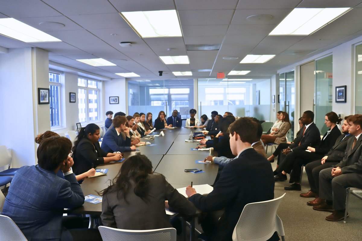 ORFAmerica's tweet image. Great to host such an engaged group of students from @LibertyU today to discuss all things India. 

Thanks for stopping by @ORFAmerica!